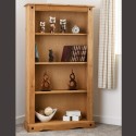 Corona Medium Bookcase - Distressed Waxed Pine
