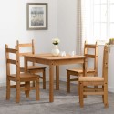 Corona Budget Dining Set - Distressed Waxed Pine
