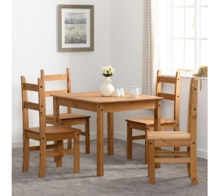 Corona Budget Dining Set - Distressed Waxed Pine | furniture shop carlow, furniture carlow, furniture naas, furniture wexford, furniture ireland, furniture stores dublin