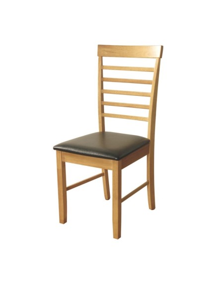 Galloway Dining Chair - Light Oak/Black