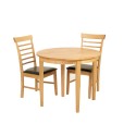 Hanover Half Moon Dining Table - Light Oak