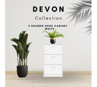 Devon 3 Drawer Shoe Cabinet...