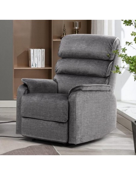 Savoy Electric Armchair - Grey