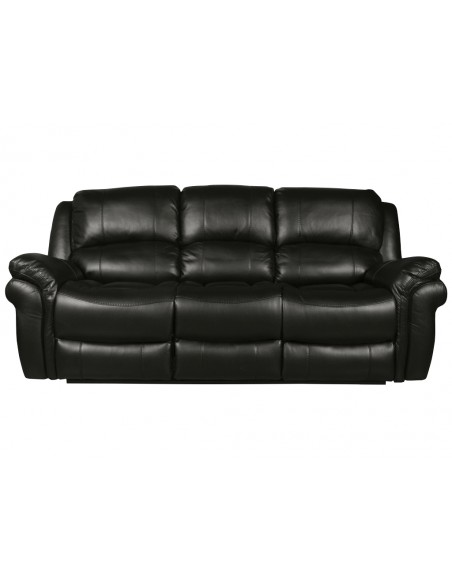 Farnham Manual 3 Seater Sofa -Black