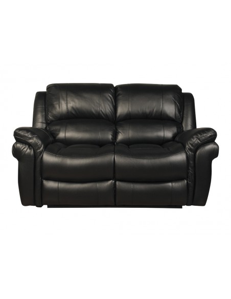 Farnham Manual 2 Seater Sofa - Black