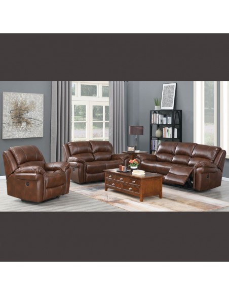 Farnham Electric 3 Seater Sofa - Tan