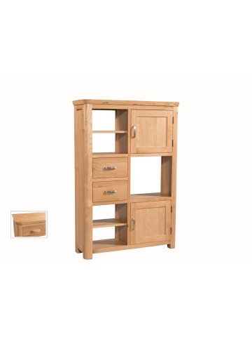 Treviso High Display Unit - Oak