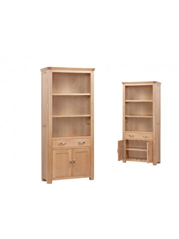 Treviso High Bookcase - Oak