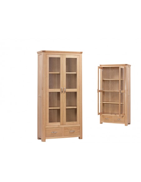 Treviso Display Cabinet - Oak