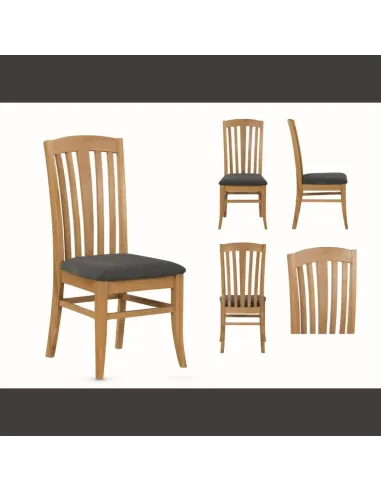 Kilkenny 160cm Dining Set with 6 Chairs - Oak