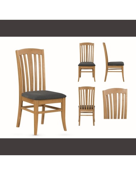 Kilkenny 160cm Dining Set with 6 Chairs - Oak