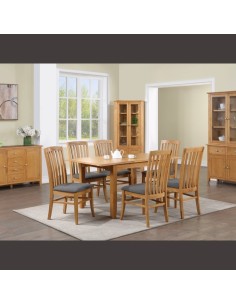 Kilkenny 120cm Dining Set with 4 Chairs - Oak