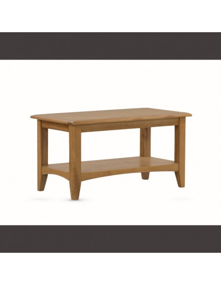 Kilkenny Coffee Table with Shelf - Oak