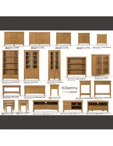 Kilkenny Small TV Unit - Oak