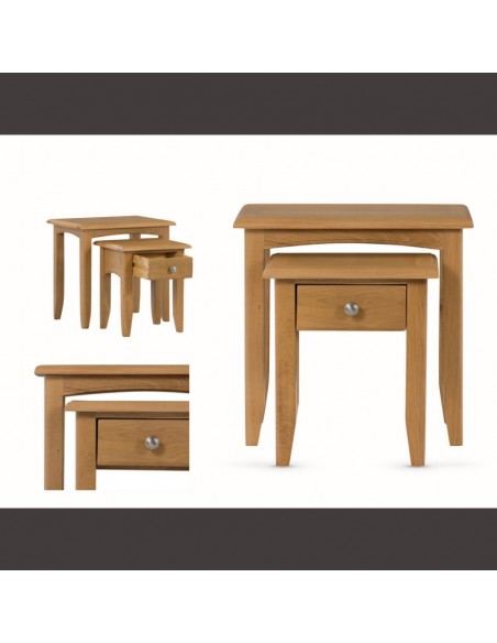 Kilkenny Nest of 2 Tables - Oak