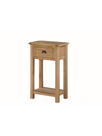 Kilmore Oak Hall Table/ 1 Drawer - Oak