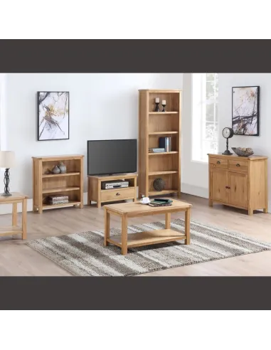 Kilmore Oak Tall Bookcase - Oak