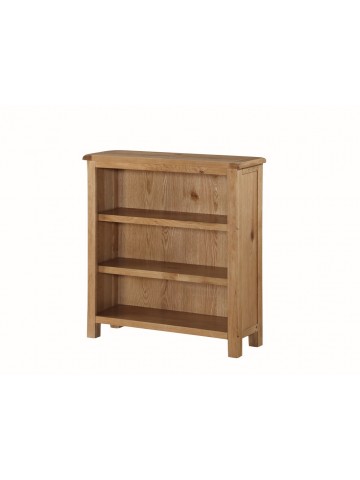 Kilmore Oak Low Bookcase - Oak