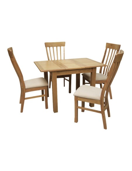 Kilmore 80cm Extending Dining Set - Oak