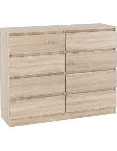 Malvern 8 Drawer Chest - Sonoma Oak Effect