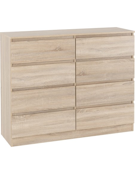 Malvern 8 Drawer Chest - Sonoma Oak Effect