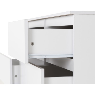 Malvern 6 Drawer Chest - White