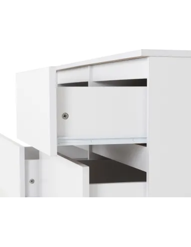 Malvern 6 Drawer Chest - White