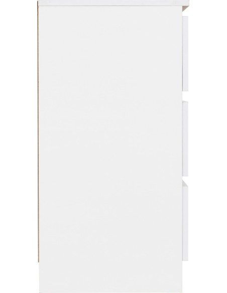 Malvern 6 Drawer Chest - White