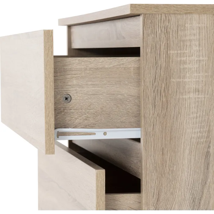 Malvern 4 Drawer Chest - Sonoma Oak Effect