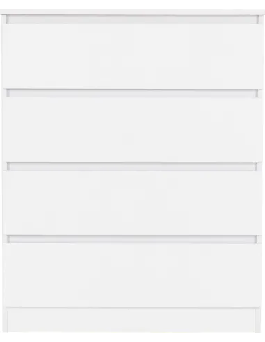 Malvern 4 Drawer Chest - White