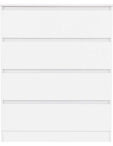 Malvern 4 Drawer Chest - White