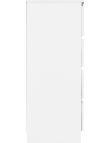 Malvern 4 Drawer Chest - White