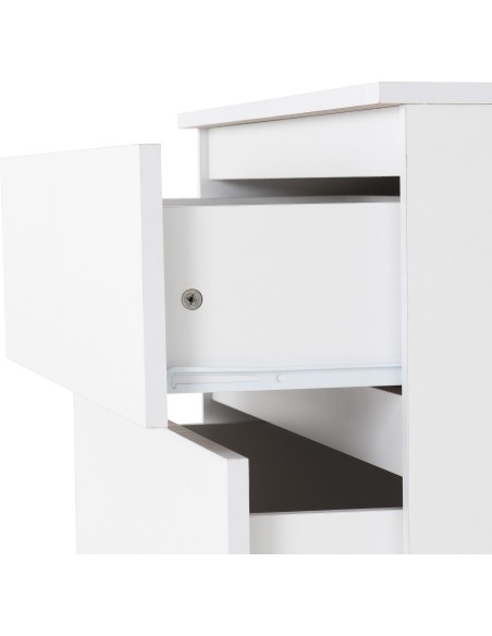 Malvern 4 Drawer Chest - White