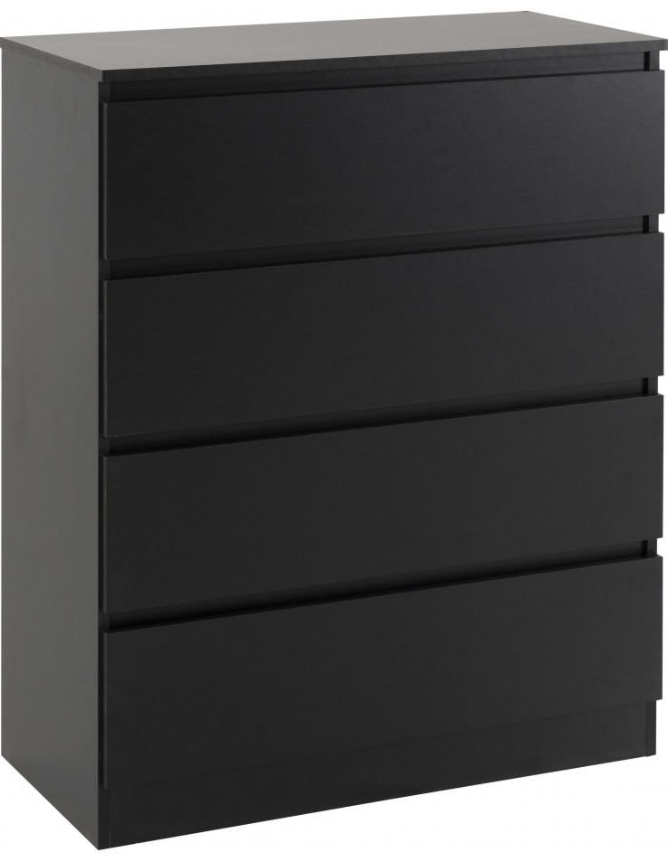 4 drawer deals nightstand black