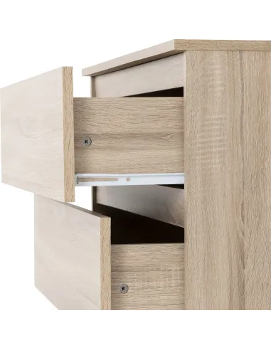 Malvern 3 Drawer Chest - Sonoma Oak Effect