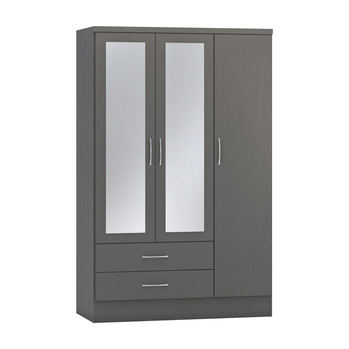 Nevada 3 Door 2 Drawer Wardrobe Bedroom Set -...