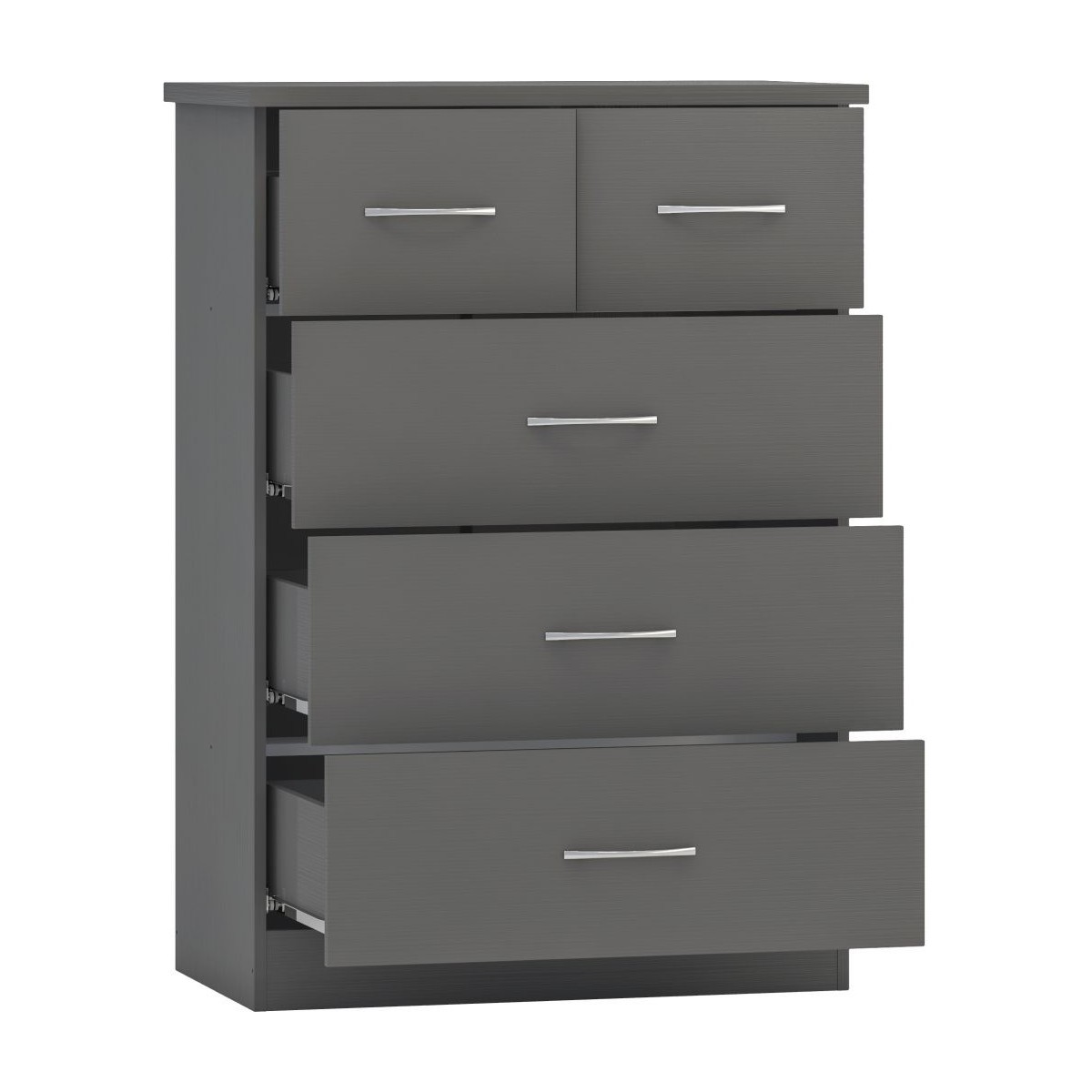 Nevada 3 Door 2 Drawer Wardrobe Bedroom Set -...