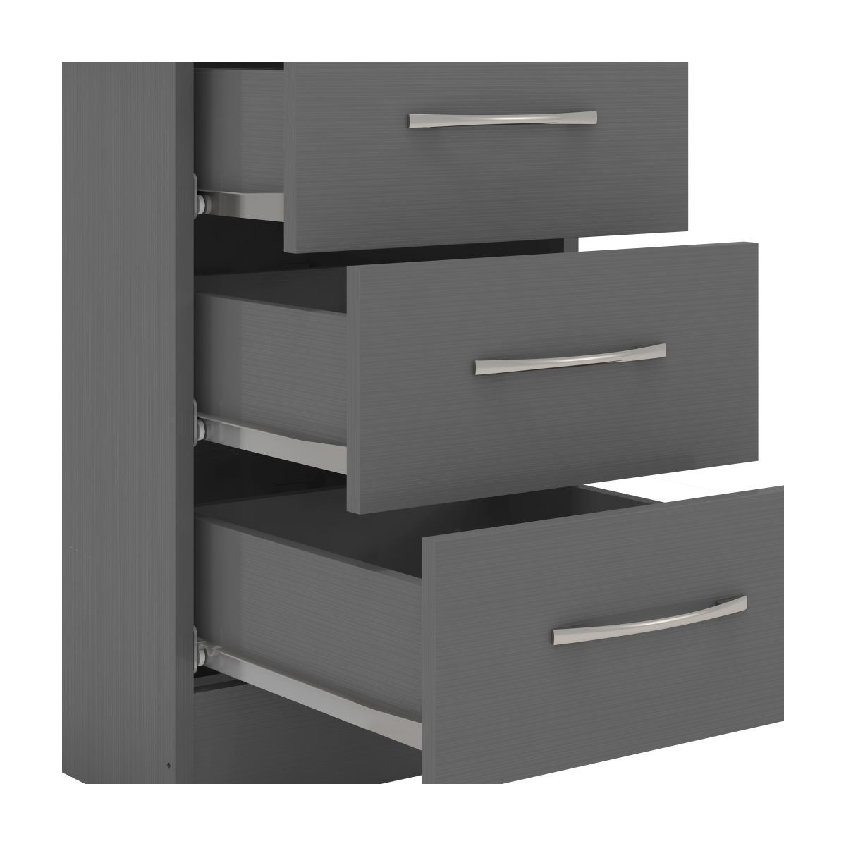 Nevada 3 Door 2 Drawer Wardrobe Bedroom Set -...