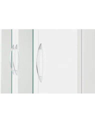 Nevada 3 Door 2 Drawer Wardrobe Bedroom Set - White Gloss