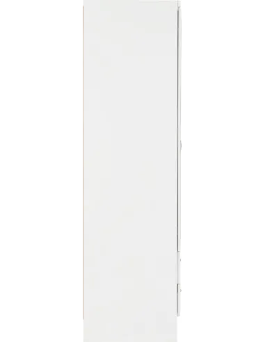 Nevada 3 Door 2 Drawer Wardrobe Bedroom Set - White Gloss