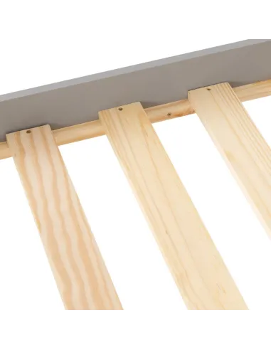 Amber 4FT6 Bed - Grey Slate