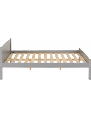 Amber 4FT6 Bed - Grey Slate