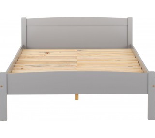 Amber 4FT6 Bedframe - Grey...