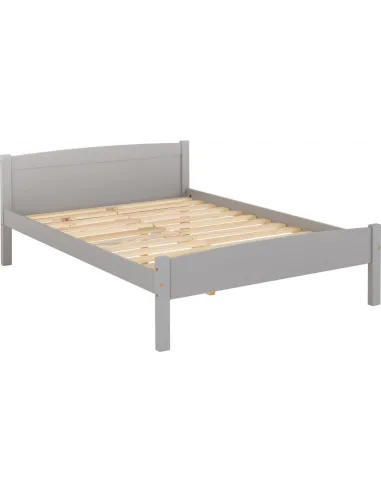 Amber 4FT6 Bed - Grey Slate