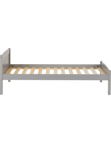 Amber 3FT Bed - Grey Slate