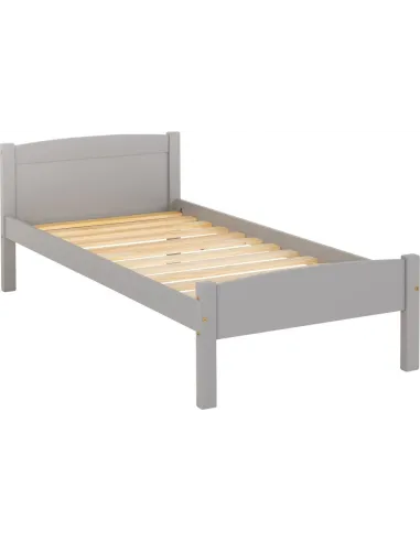 Amber 3FT Bed - Grey Slate