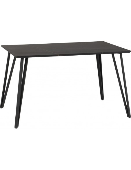 Marlow Dining Table - Black Marble Effect