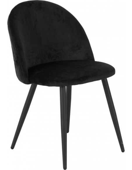 Marlow Dining Chairs - Black Velvet