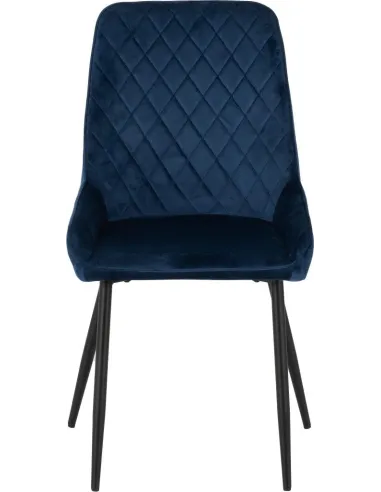 Avery Dining Chair  - Sapphire Blue Velvet