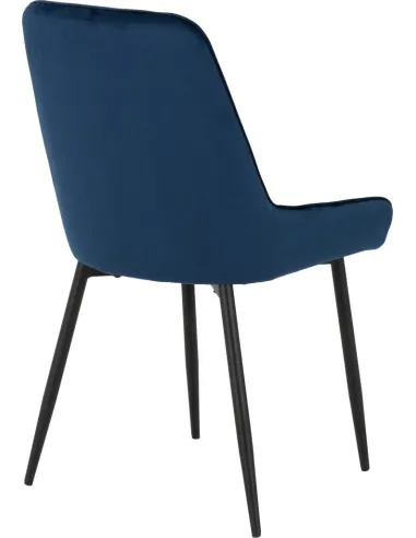 Avery Dining Chair  - Sapphire Blue Velvet